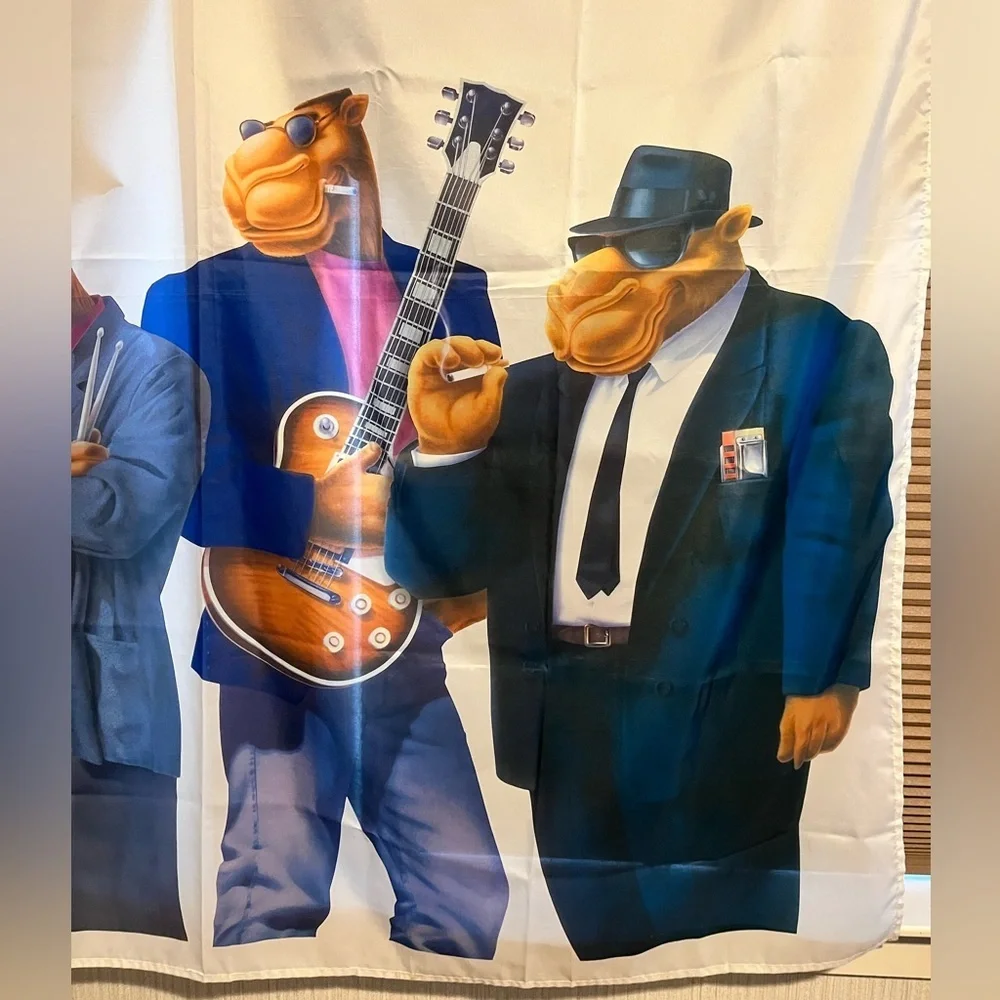 Joe Camel band shower curtain